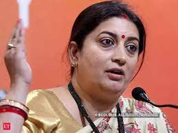 Smriti Irani accuses West Bengal CM of protecting those who pelted Hindu procession with stones