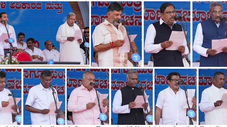New Karnataka cabinet ministers sworn in