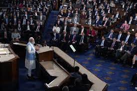 PM Modi’s address to joint session of US Congress elicits multiple standing ovations