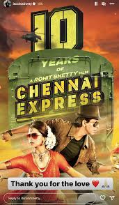 Rohit Shetty, Deepika Padukone celebrate 10 years of 'Chennai Express'