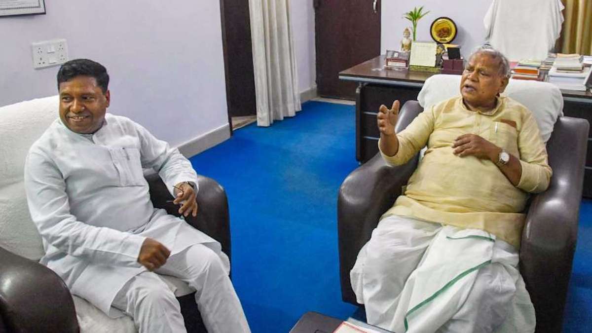 Jitan Manjhi, Upendra Kushwaha meet BJP's Dharmendra Pradhan ahead of govt formation in Bihar
