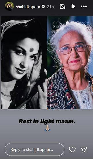 Amitabh Bachchan mourns the demise of Kamini Kaushal: She was a legendary artist