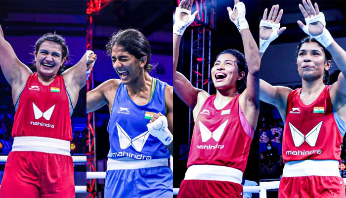Woman boxers dazzle with 7 gold; Indian pugilists sweep 20 medals