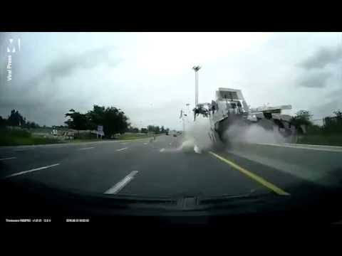 Bolero Slams Into Truck, Flips Mid-Air, Lands on Wheels — Dramatic CCTV Video Surfaces