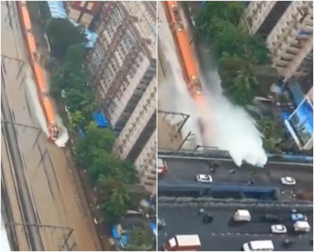 Stunning ride: Viral clip shows India's Vande Bharat braving flooded Mumbai tracks
