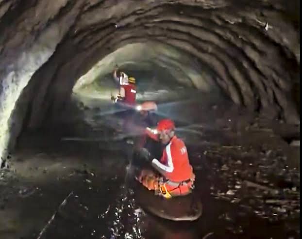 Indian tunnel rescue team makes progress at flood-hit Chilime hydropower site