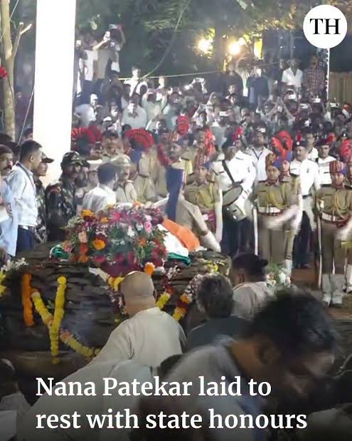 Nana Patekar's last rites conducted at his Pune farmhouse with full state honours