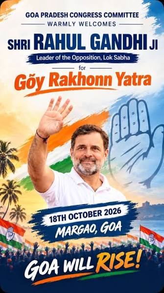 Rahul Gandhi to join Cong yatra in Goa, address public meeting
