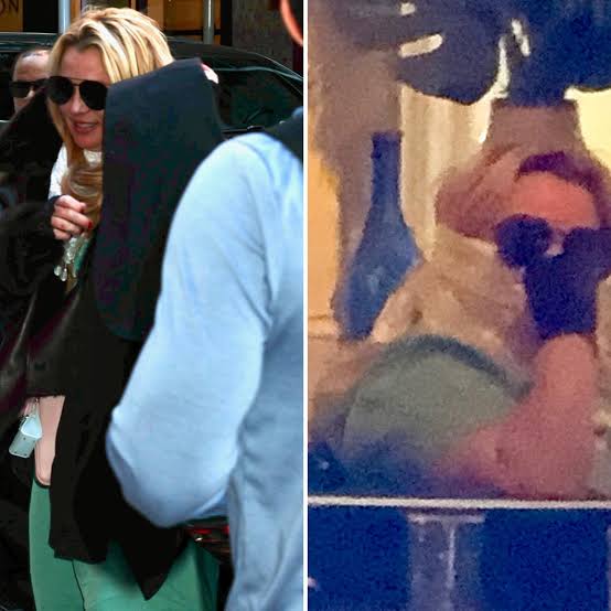 Britney Spears Spotted Covering Her Face During New York City Lunch Outing