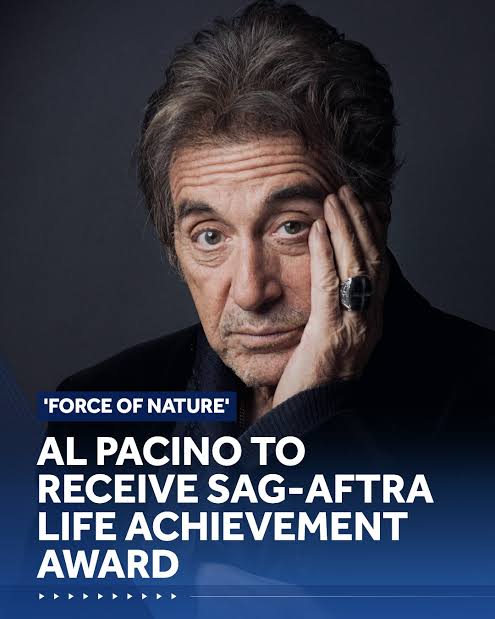 Al Pacino to Receive SAG-AFTRA Life Achievement Award
